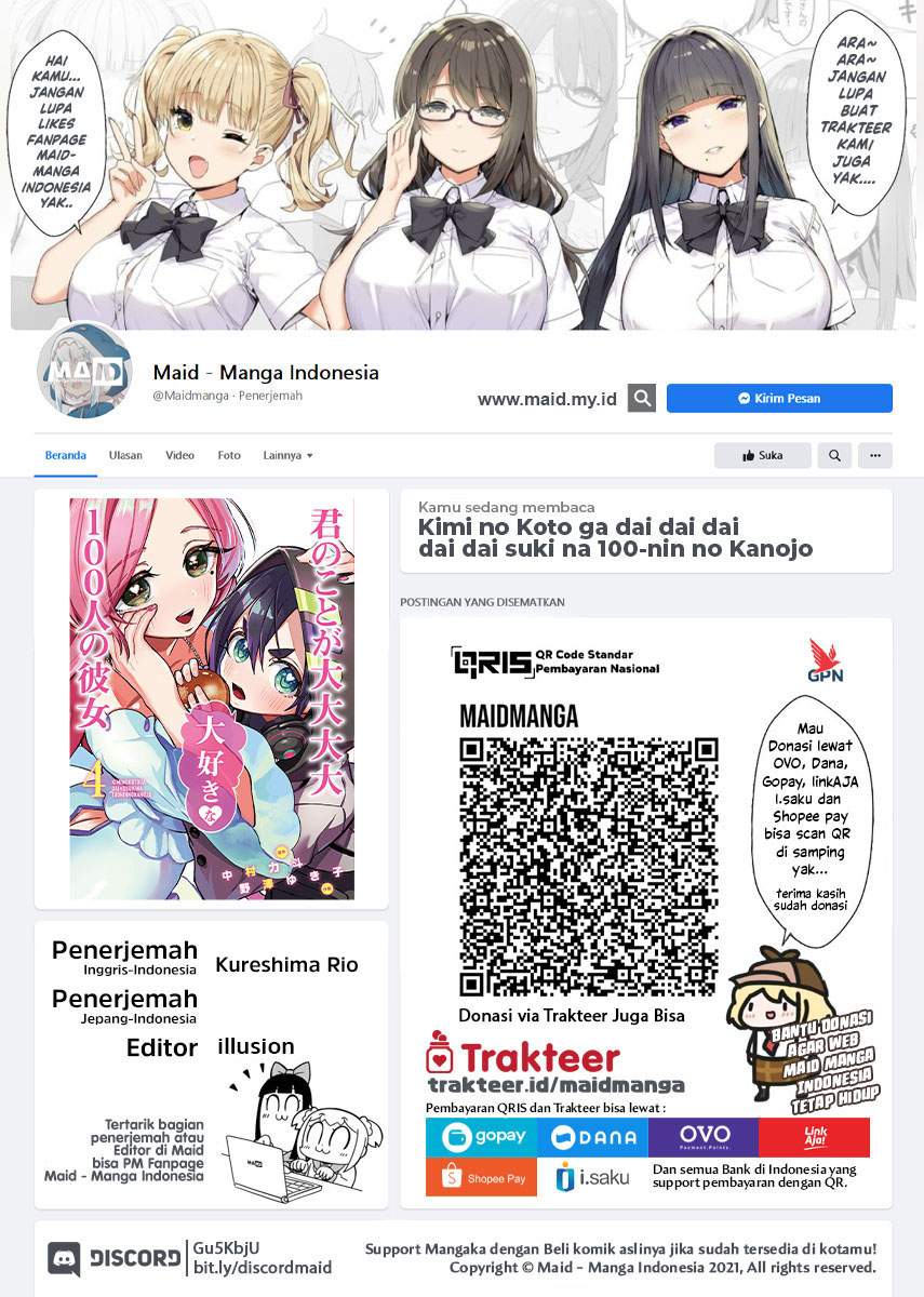 Kimi no Koto ga Dai Dai Dai Dai Daisuki na 100-ri no Kanojo chapter 54